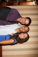 Christian leblanc bryton James et christelle khalil en arrivant à le Jeune le agité ventilateur club dîner à le sheraton universel Hôtel dans los angeles Californie sur août 28 20092009 photo