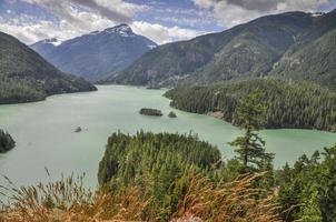 diablo Lac dans Nord cascades nationale parc photo