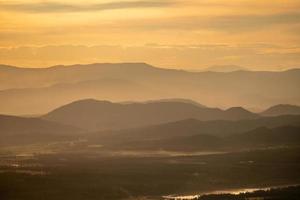 magnifique scénique la nature vues à Spokane Montagne dans Washington Etat photo