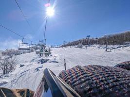 paysages et hiver scènes à hêtre Montagne Nord Caroline photo