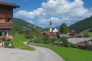 populaire village de oberau dans wildschönau , Tyrol L'Autriche photo