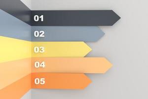 moderne et minimal conception pour infographie les options Contexte. photo