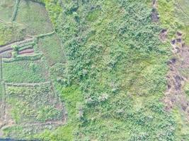 aérien vue de terre cartographie par sans pilote aérien véhicule dans bogor, Indonésie. photo