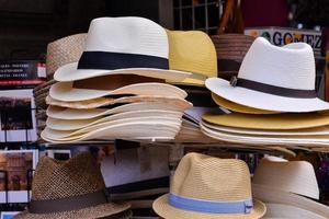 Chapeaux à le marché photo