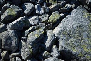 pierres de granit de différentes tailles photo
