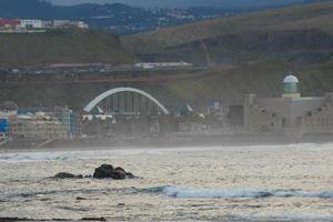 île de gran Canaria dans le atlantique océan photo