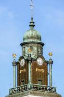 Haut de le l'horloge la tour photo