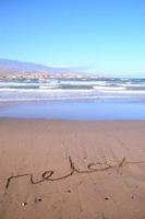 vue sur la plage photo