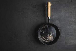 vue de dessus d'une casserole de cuisson photo