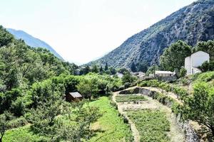 paysage de montagne pittoresque photo