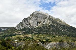 paysage de montagne pittoresque photo