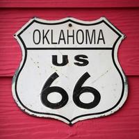 Oklahoma nous 66 route signe photo