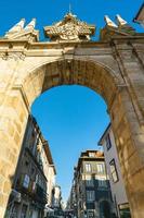 magnifique architecture dans le vieux centre de braga, le Portugal 9 februari 2023 photo