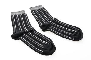 nouvelles chaussettes isolées sur blanc photo