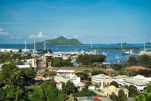 mahe les Seychelles 15.03.2023 vue plus de le ville victoria sur mahe île photo