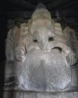 kadalekalu ganesha temple dans hampi dans Karnataka, Inde photo