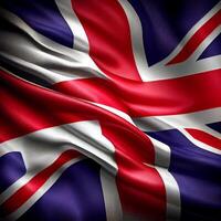officiel drapeau de le uni Royaume - ai généré image photo