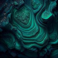 malachite vert pierre texture - ai généré image photo