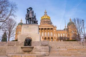 Capitole de l'état à des moines, iowa photo