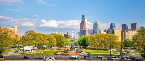 Paysage urbain du centre-ville de skyline de Philadelphie en Pennsylvanie photo