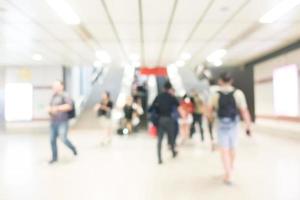 station de métro flou abstrait photo