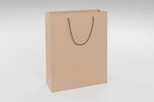 Maquette 3D de sac à provisions en carton