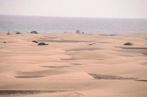 vagues dans le le sable photo