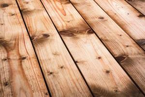 planches de bois rétro posées en diagonale photo