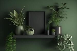 plante dans le intérieur. génératif ai. photo