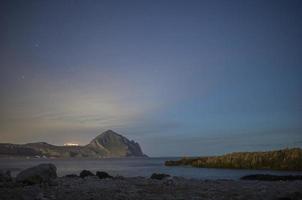 nuit ciel san vito lo capo dans sicile, Italie photo