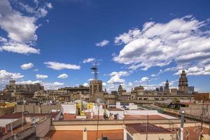 vue plus de Barcelone toits et horizon photo