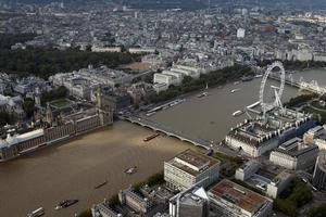 Londres ville horizon vue de au dessus photo