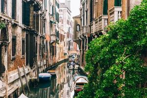 Venise, Italie 2017- canaux étroits de Venise Italie photo