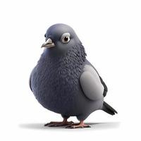 Pigeon illustration ai généré photo