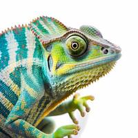 caméléon illustration ai généré photo