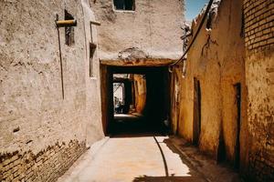 le délabré et de longue date populaire Maisons sur pas de hache dans kachgar, Xinjiang photo