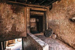 le délabré et de longue date populaire Maisons sur pas de hache dans kachgar, Xinjiang photo