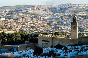 vue de marrakech, maroc photo