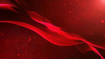 magnifique rouge particule former, futuriste néon graphique arrière-plan, énergie 3d abstrait art élément illustration, La technologie artificiel intelligence, forme thème fond d'écran photo