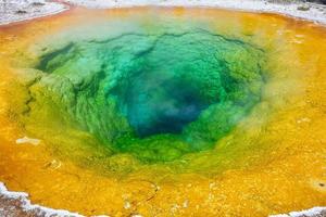 chaud printemps dans Jaune pierre nationale parc dans Etats-Unis photo