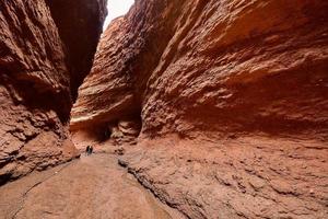 le mystérieux grandiose canyon de tianshan montagnes photo