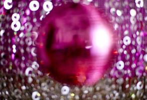 rose discoball abstrait photo