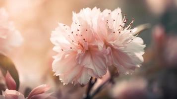 doux rêveur sucré fleur pour l'amour romance Contexte. photo