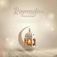 Ramadan kareem arabe islamique élégant luxe ornemental Contexte avec islamique modèle. photo