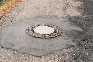 élevé drainage couverture, non l'eau à aller dans jusqu'à ce que inondé photo