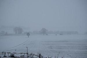 neige orage sur le eifel photo