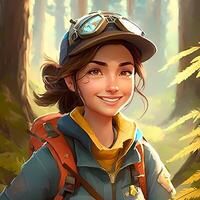 femme advanture gens personnage illustration ai généré photo