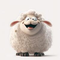 mouton animal illustration ai généré photo