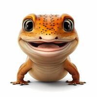 salamandre animal illustration ai généré photo
