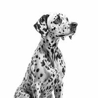 dalmatien animal illustration ai généré photo